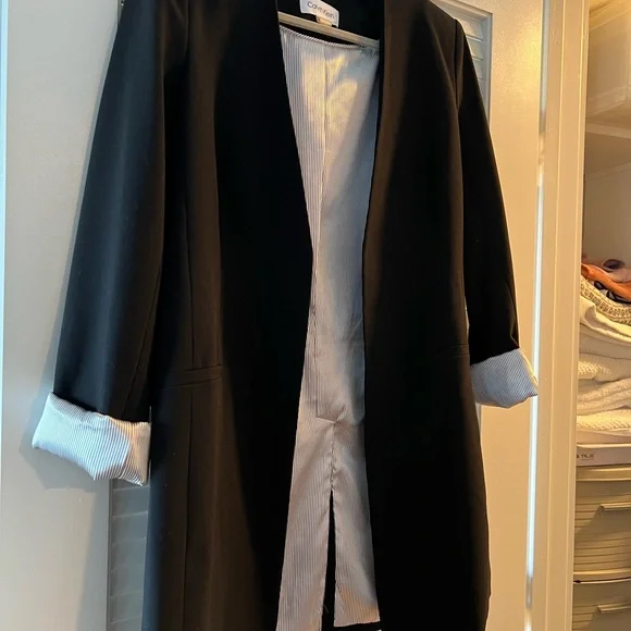 Calvin Klein Black Women's Blazer - Picture 3 of 5